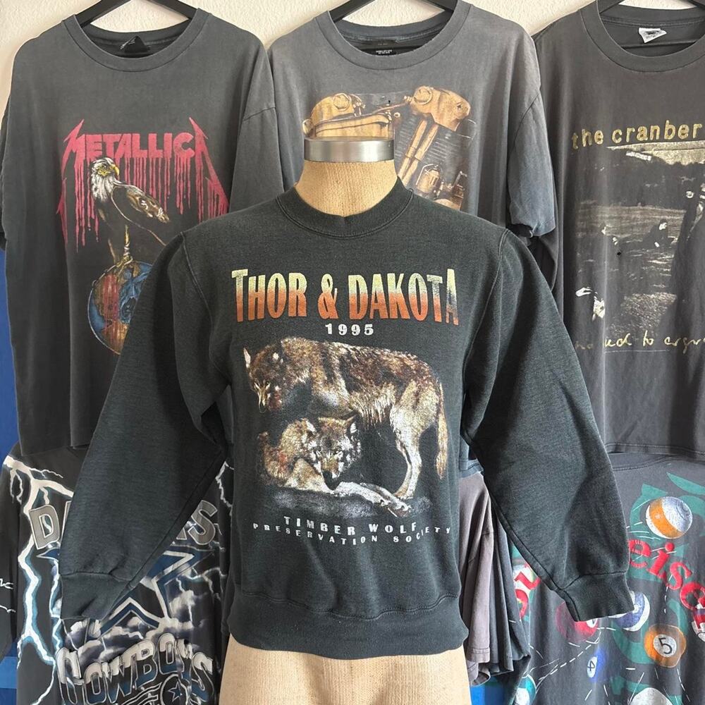 Vintage 1990s Wolf Ridge nature Crewneck